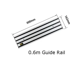 GKTOOLS Wnew 0.6m Woodworing  Aluminium Guide Rail T Track for Track Saw  wood working tools and accessories