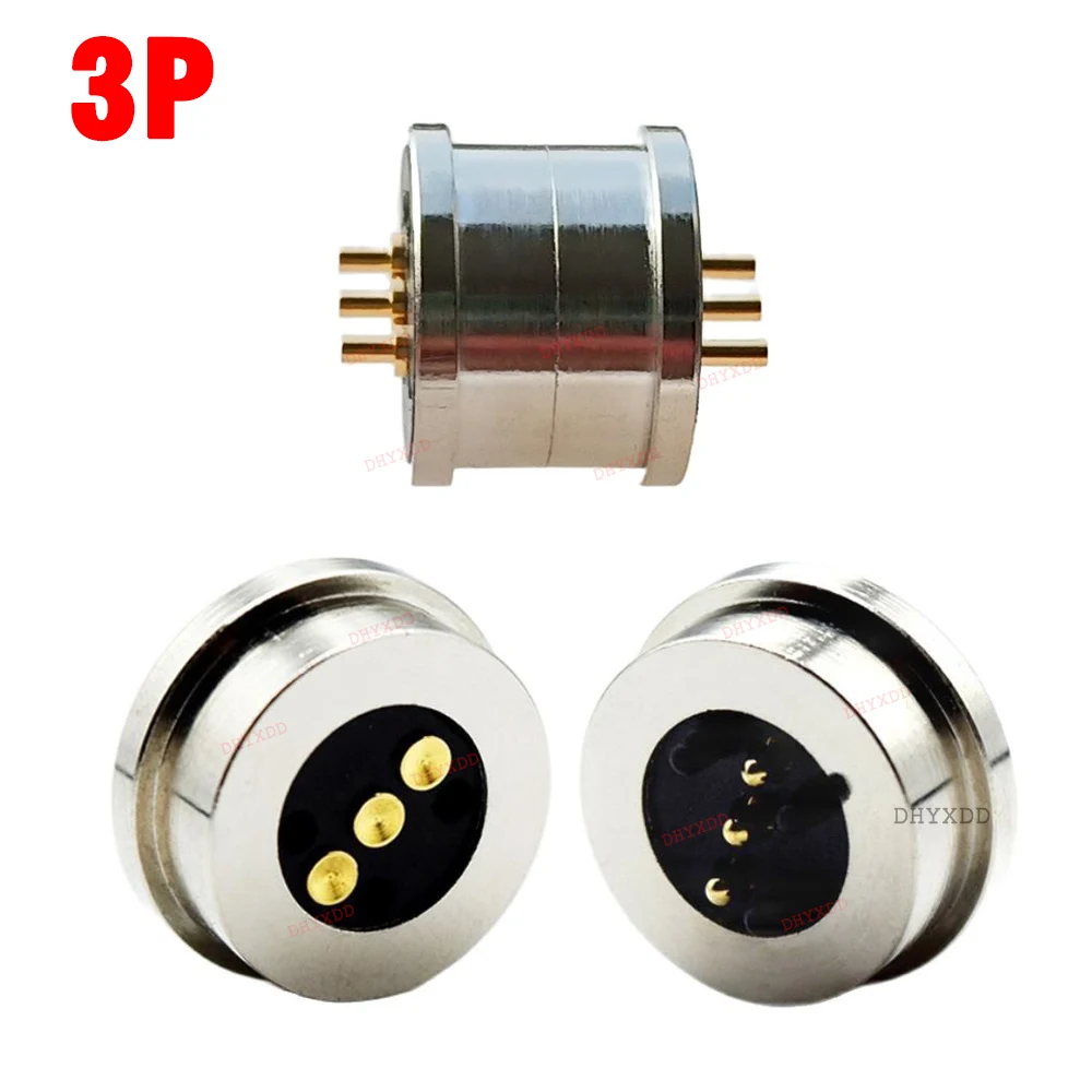 1Pair Magnetic DC Charging Magnet Connector Plug 2Pin 5A 10A High Current Strong Magnetic Smart LED Light Power Socket 6 8 10 MM