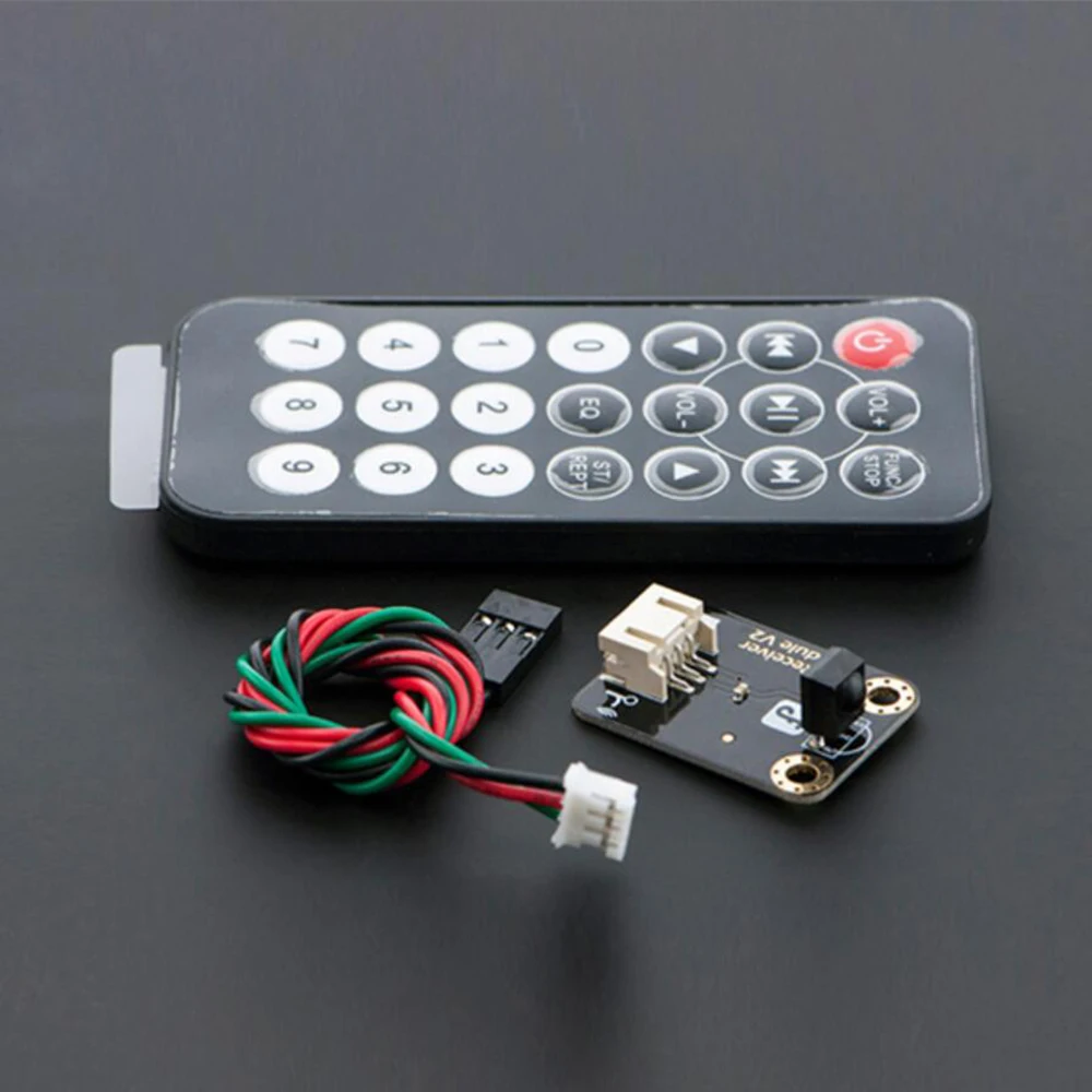 DFRobot IR Infrared remote control kit with Receiver Module sensor for Arduino Uno Leonardo intelligent home appliances