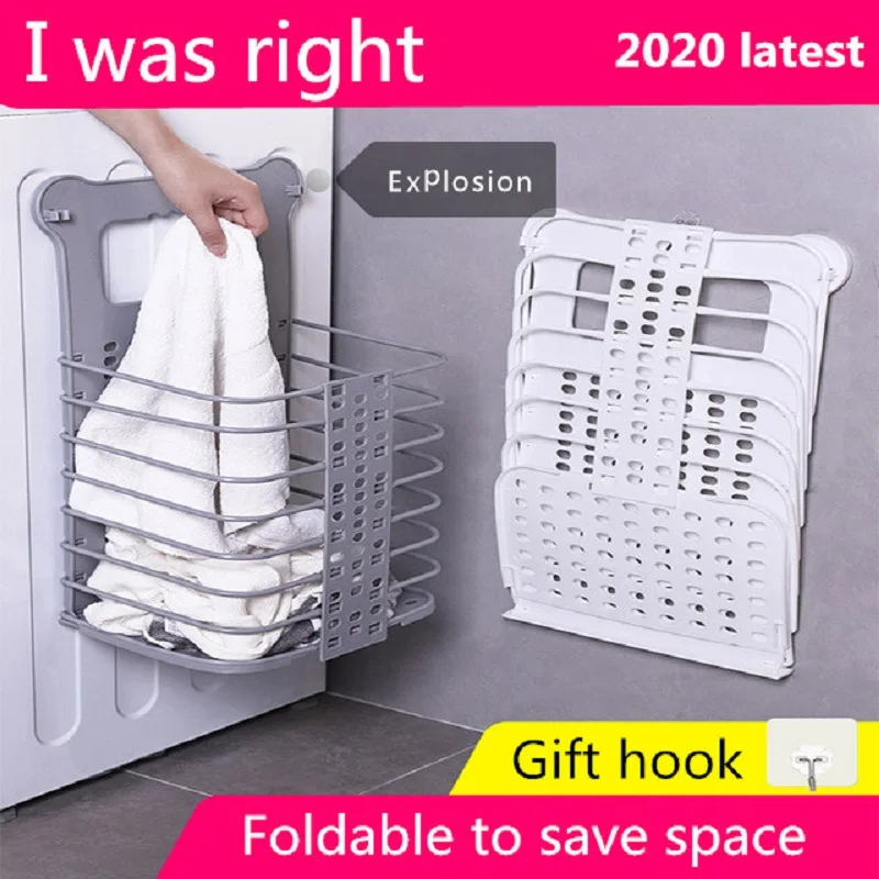 

Foldable Laundry Basket High Capacity Dirty Clothes Hamper Living Room Bathroom Corner Storage Bag Home Storage