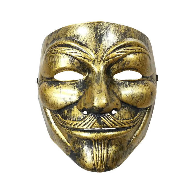 V for Vendetta Mask Multiple Colour Cosplay Mask Anonymous Movie Guy Fawkes Halloween Masquerade Party Smile Mask Joker Mask
