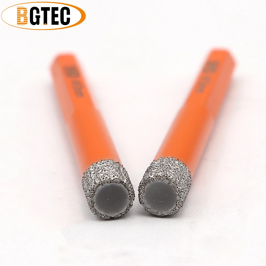 BGTEC 2pcs Hex shank 10 millimetri di Vuoto Brasato punte di perforazione del diamante A Secco punte da trapano per ceramie piastrelle di granito