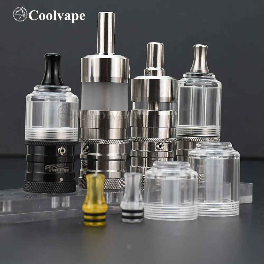 Sxk Flash-e-بخار V4.5S + rta sxk فلاش e بخار V4.5 هيئة الطرق والمواصلات 23 مللي متر خزان البواخر موالف pc bellcap 510 الشكل MTL بالتنقيط تلميح موجة تلميح