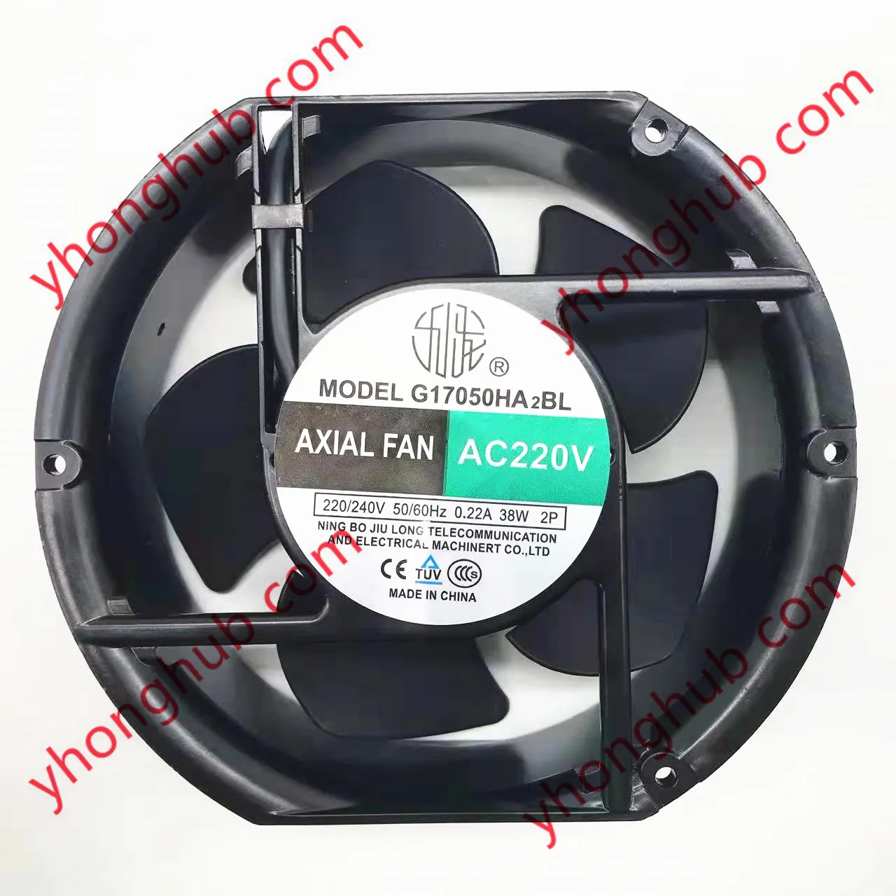 AXIAL FAN G17050HA2BL AC 220/240V 50/60HZ 170x170x50mm Server Cooling Fan