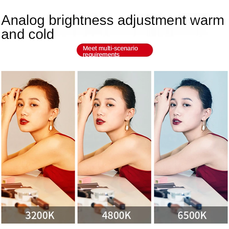 VIJIM Wei Track VL66 Dual Color Temperature Fill Light Camera portatile Photography Light Live Portable Light Beauty Light