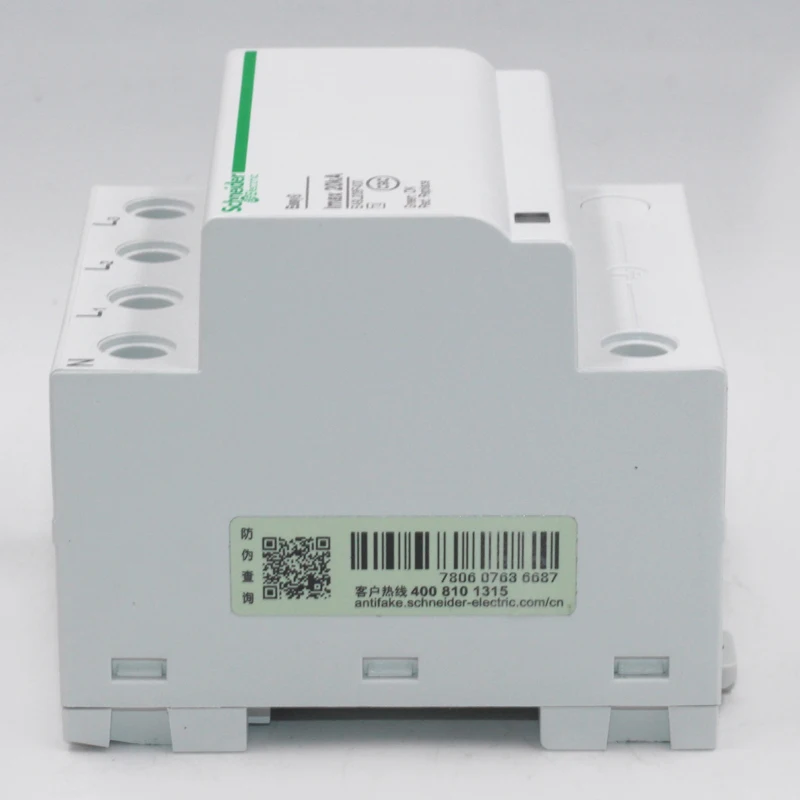 3P + N Power Supply Distribution Network Surge Protector IMAX: 20kA DIN Rail Mounting EA9L208F400 Non-Remote Indication Signal