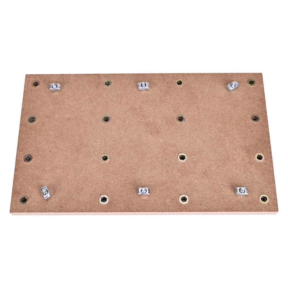 Cnc mdf Spilboard Protective wood for 3018 cncルーター、CNCアクセサリー30x18x1.2cm (11-4/5 \'\'x 7\'\'x 1/2\'\') 、m6ホール (6mm)