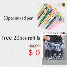 Creative Cartoon Signature Pens 50pcs Office Stationery #4