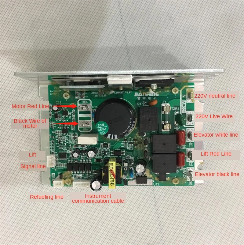 Cinta de correr circuito Universal externo, placa Universal, sistema de Control de pantalla táctil LCD, sistema de elevación