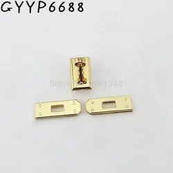 1Set Hoge Kwaliteit Reparatie High End Slot Zetel Vrouwelijke Pakket Lock Gesp Twist Tas Hardware Accessoires Platina Zak