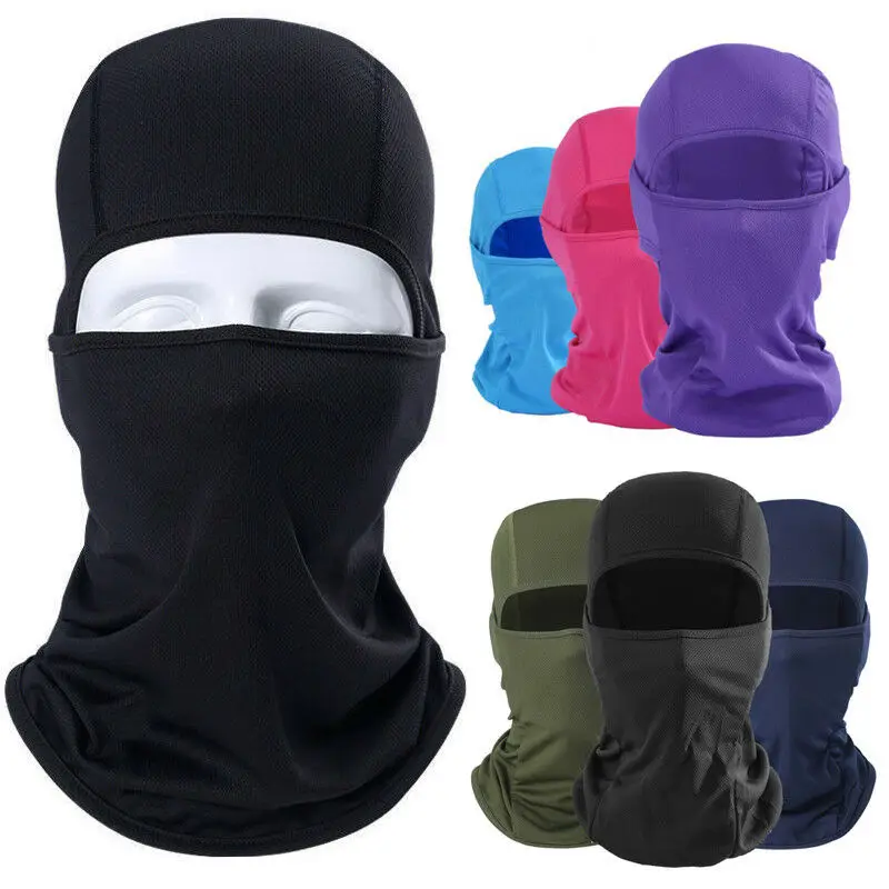 Hot Protection Breathable Protective Face Mask Cool Soft Outdoor Motorcycle Bicycle Full Face Mask Balaclava Ski Neck Beanies