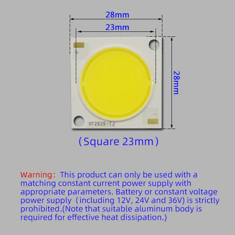 LED Source Chip Light Spotlight Downlight Lamps COB Light Bulb beads integrated surface chip board 3W5W7W10W12W15W18W20W30W50W