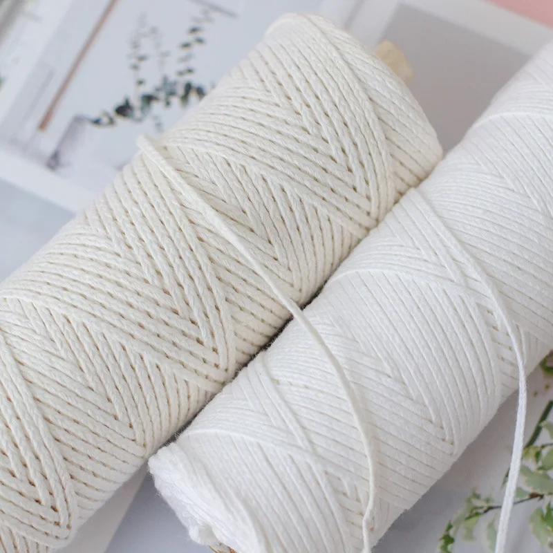 DIY 20m Non-Toxic Environmental Spool of Cotton Braid Candle Wicks Wick Core For DIY Oil Lamps Handmade Candle Making Supplies