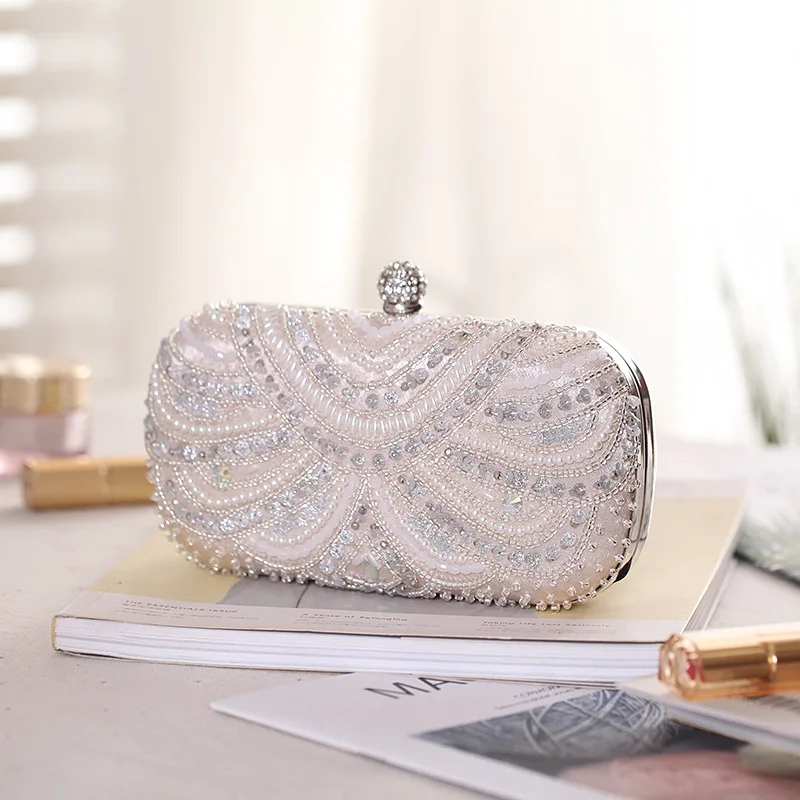 Women\'s Bag Diamond Luxury Designer Handbag Pearl Clutch Bag Ladies Small Handbag Chains Shoulder Evening Bags Crassbody Z247