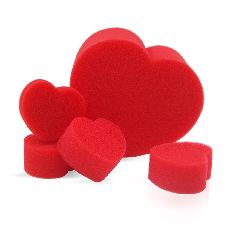 Multiplying Sponge Hearts Magic Tricks Small Heart to Jumbo Sponge Production Magia Easy Close Up Street Illusions Gimmick Props