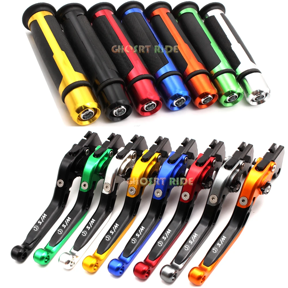 

For SYM CRUISYM 300 2017-2018 2019 Motorcycle Adjustable Folding Brake Clutch Levers Handlebar Hand Grips