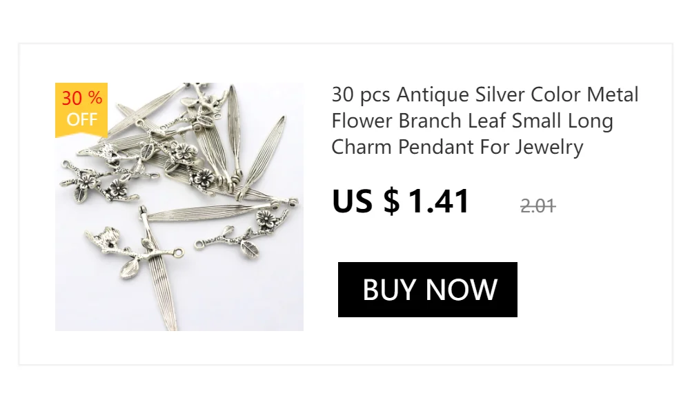 30 stücke anqitue Farbe 2 4 Löcher Blume Abstand halter lose Knopf Metall Charm Perlen für Schmuck machen DIY Armband finden Access oreis – Detail 11