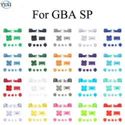 YuXi Full Set Buttons A B L R LR Button Power On Off Button D-Pad Key For Gameboy Advance SP For GBA SP Console