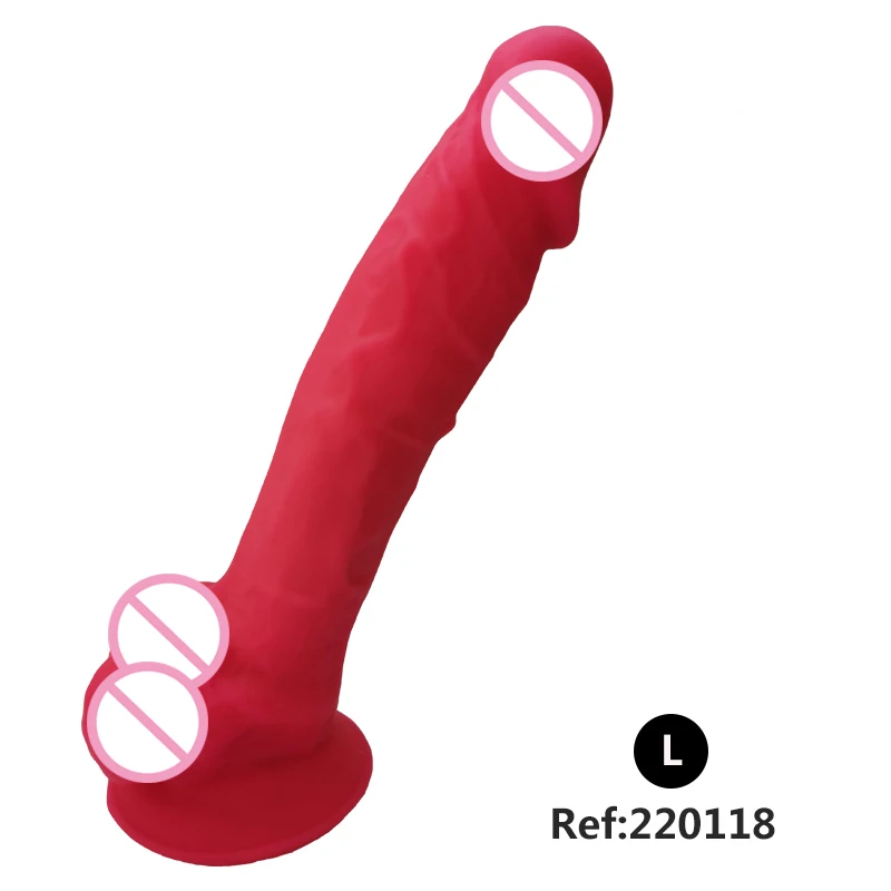 Silexd Memory Soft Dildo Skin Feeling Realistic Penis With Suction Cup Sex Toys For Women Double Layer Silicon Masturbation