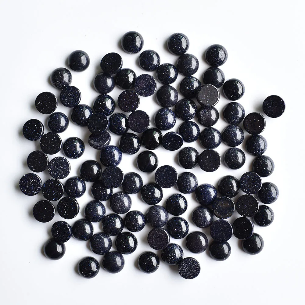 Großhandel 50 Stück/Los, modische, hochwertige, sortierte Naturstein-Cabochon-Perlen für Schmuckzubehör, 8 mm, kostenlos. – Detail 12