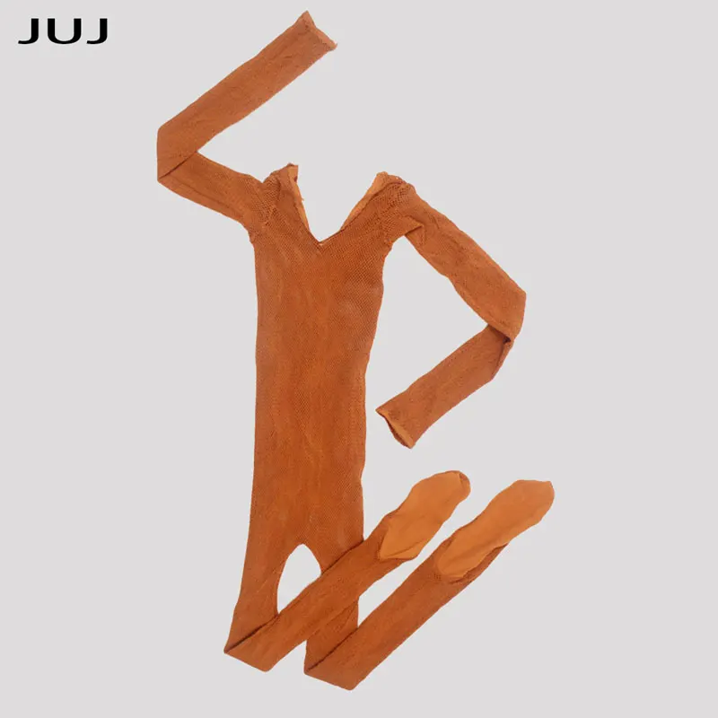 

Latin Clothes Deep V Neck Fishnet Dance See Through Sheer Bodycon High hosiery Quality Bodysuits Lingerie Teddy Catsuits