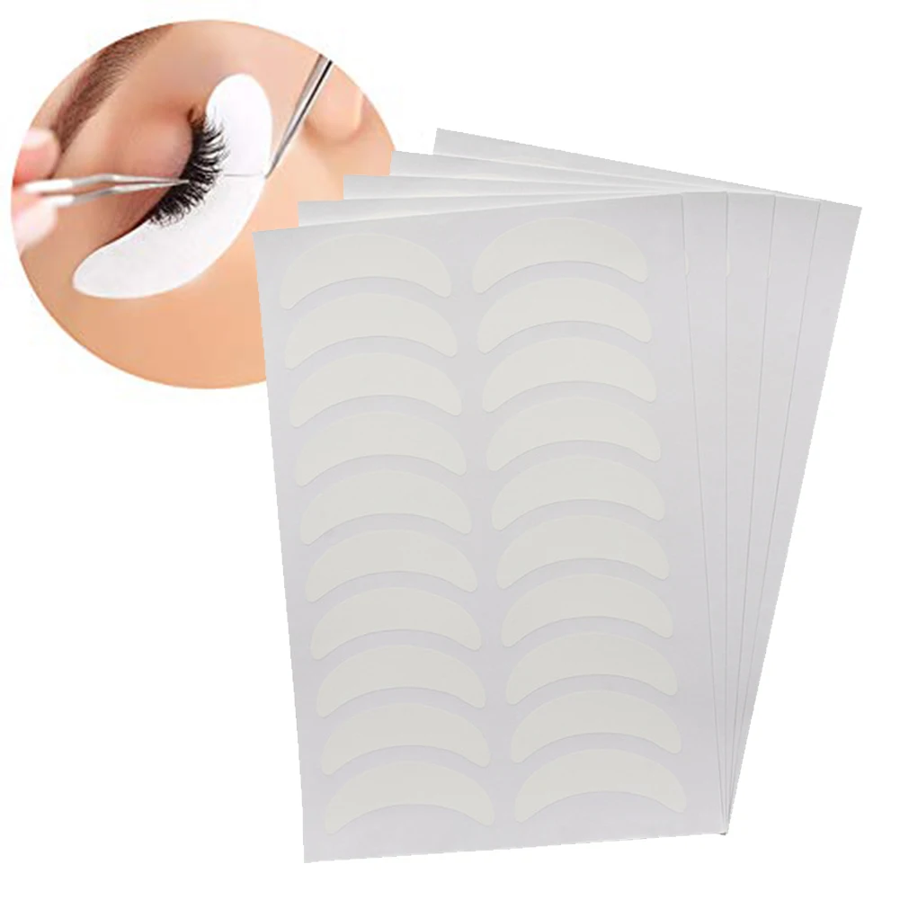 100Pcs/set Eyelash Extension Patches Under Eye Pads Tips Sticker Eyelashes Paper Adhesive Tape Natural Eye Lashes Makeup Tool