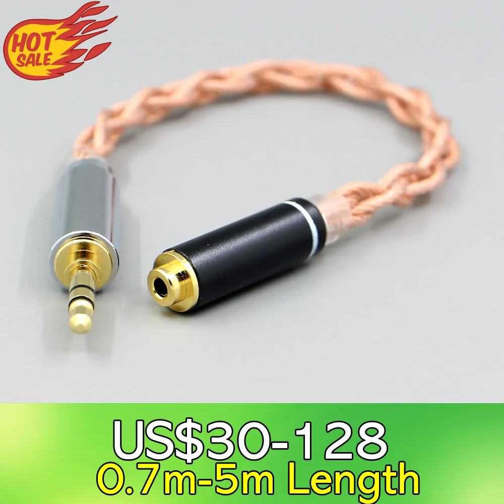 

LN007805 Graphene 7N OCC Shielding Coaxial Mixed Earphone Cable For 3.5mm xlr 6.5 2.5mm male 4.4mm Male to 2.5mm female