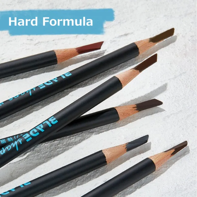 Eyebrow Pencil Cosmetic Hard Formula Pencil for eyeshadow Natural Long-Lasting  eyebrows waterproof eyebrow definer set