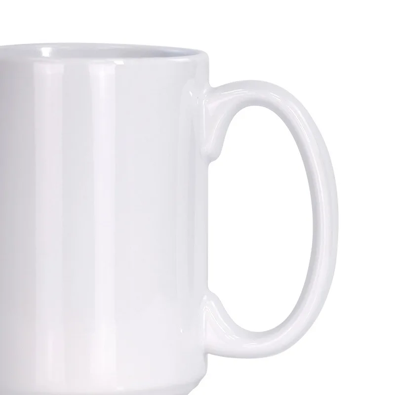 Sublimation Blank 15oz Coffee Big Mugs Ceramic Tea Cup Customize Logo Coffee Mug For Mother Days Gift