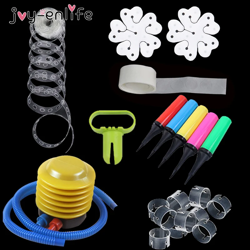 

Wedding Birthday Party Balloons Accessories Arch Balloon Connector Seal Clips Balloon Holder Column Stand Balloon Inflator Pump