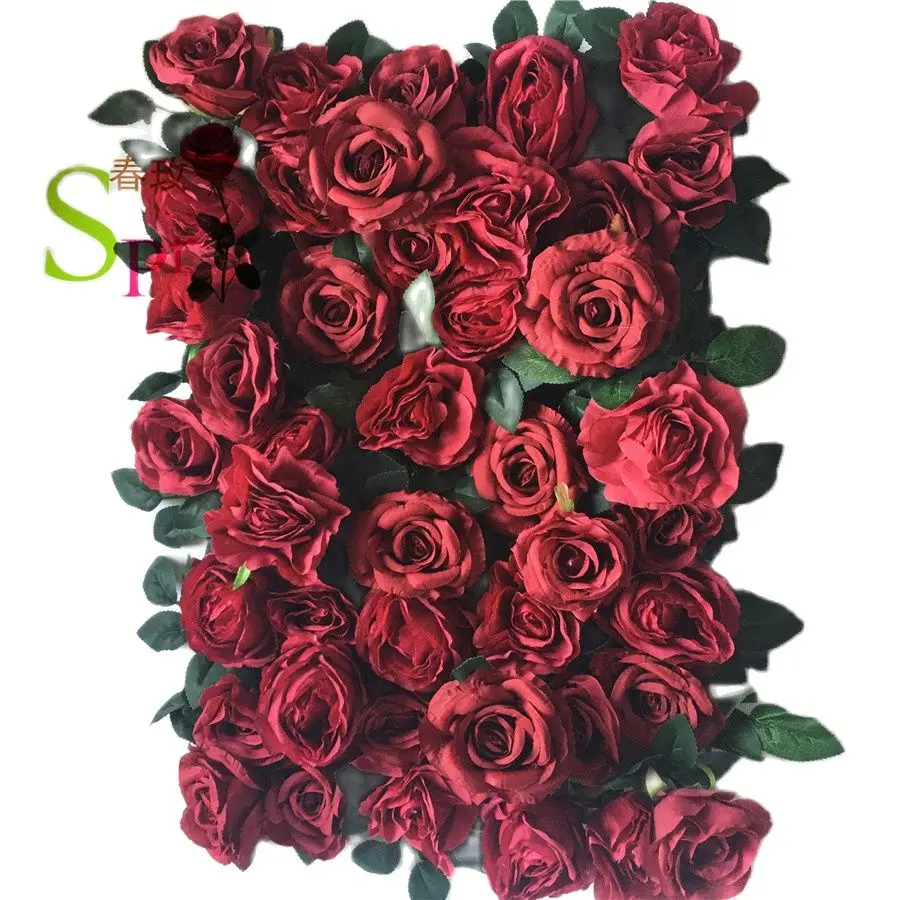 

SPR Wedding decoration 24" x 16" Decorative Silk Flower Panels artificia flower wall backdrop