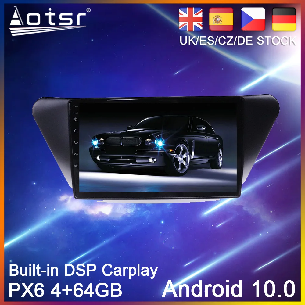 Android 10.0 64G PX6 Car GPS Navigation For Lifan X50 1 2015 2017 2018 Car DVD Auto Radio Stereo Multimedia Player HeadUnit 2Din