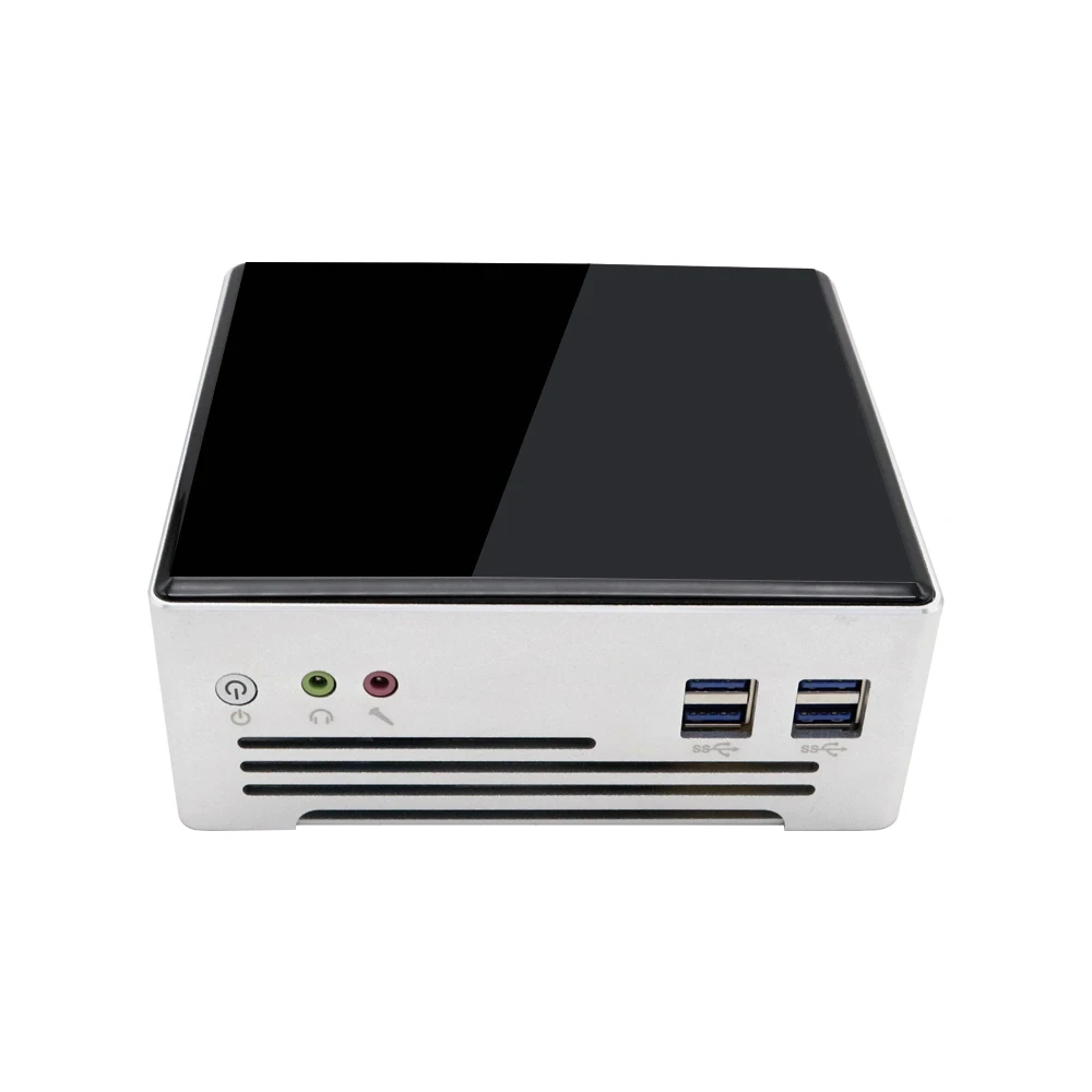 Eglobal komputer game Mini PC Intel Core, i7-1165G7 i5-1135G7 32G RAM 512G SSD komputer Desktop Windows11 HDMI Dual LAN