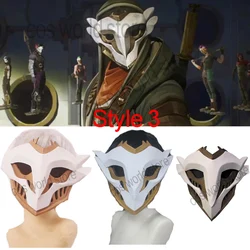 LOL Arcane Ekko Wildfire Gang Cosplay Mask Ekko Jinx Mask The Boy Who Shattered Time Halloween Party Masquerade EVA Mask Props