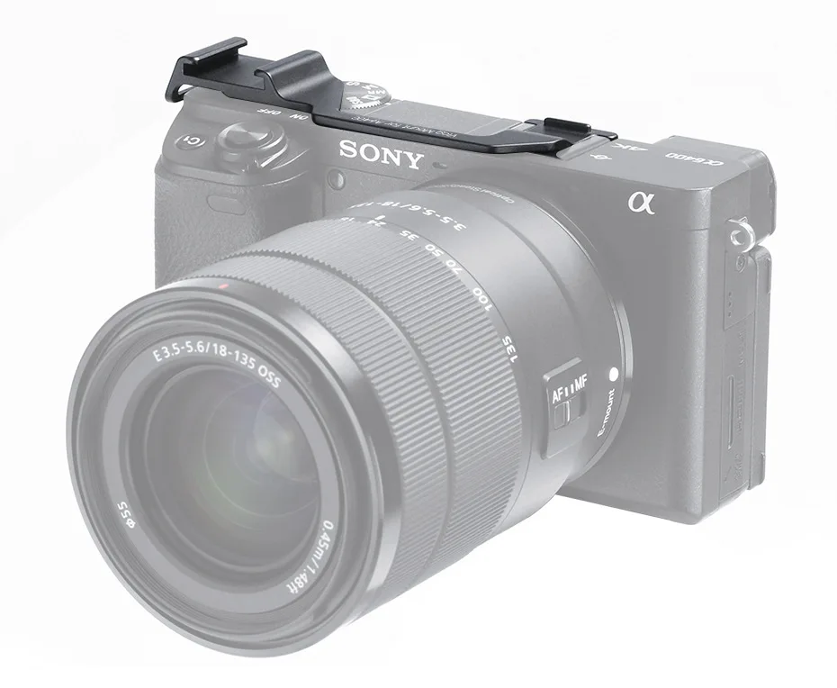 Soporte de expansión para micrófono Sony a6400 / a6300 vlog, adaptador de arranque en caliente a arranque en frío