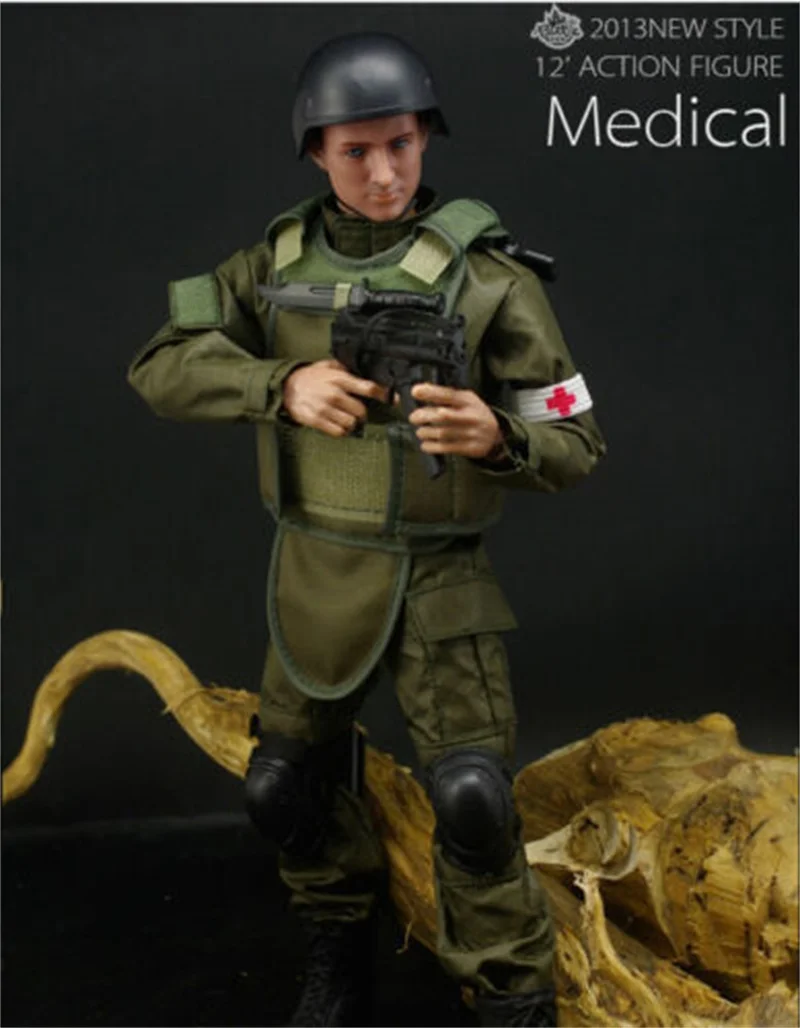 1/6 Medical Guard Soldier NB04A Figure Set Body Head Clothes 12 "Action Military