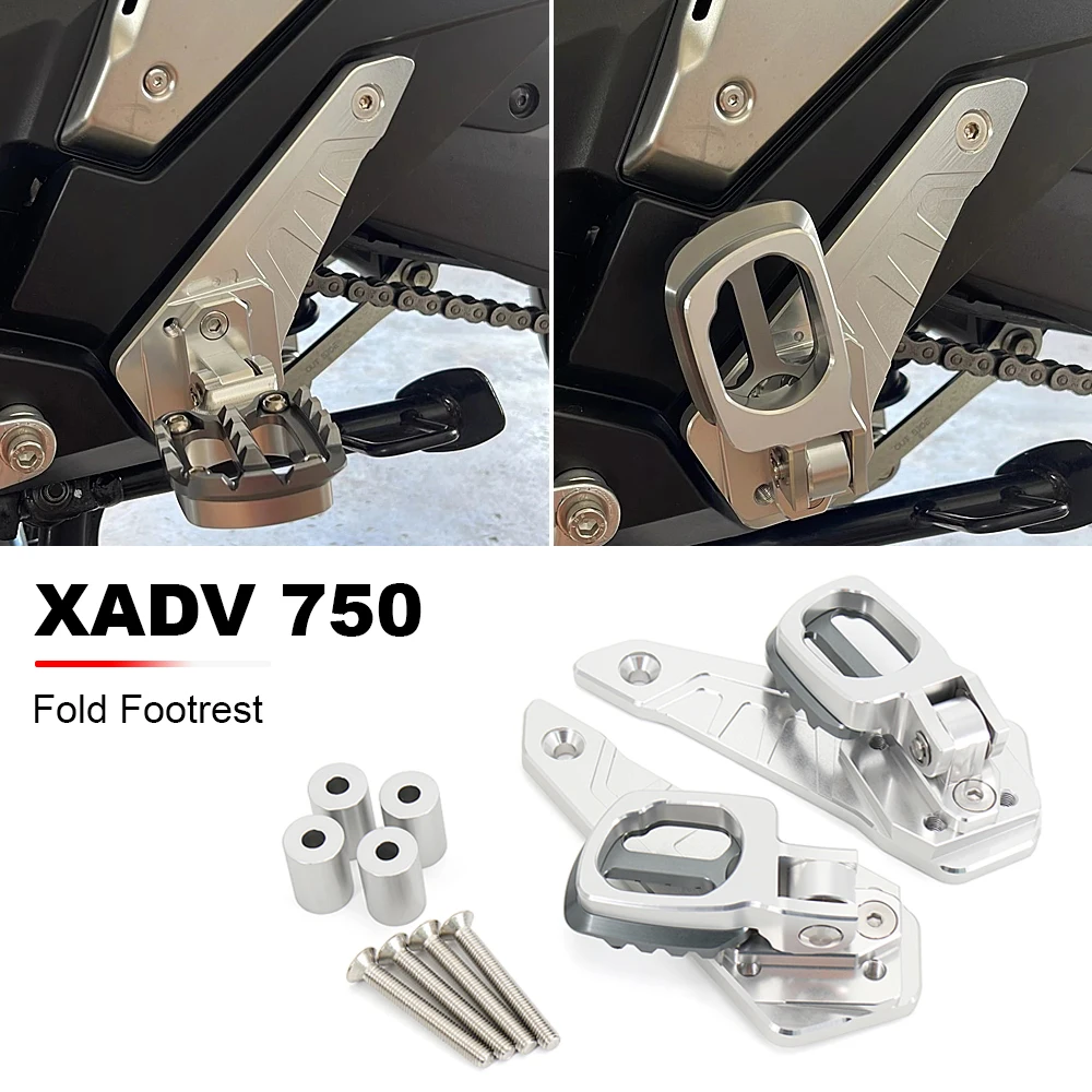 Rear foot Stand Rearset Footrest FOR HONDA X ADV X-ADV 750 XADV 2021 Motorcycle Foot Peg Pedal Passenger Rearsets