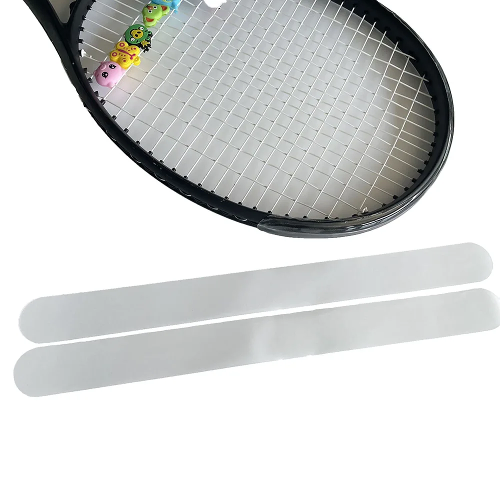 Autocollants de protection en TPU pour cadre de raquette à pagaie transparente, étiquette porteurs et de friction, SAP Tennis, 37cm, 4 pièces,