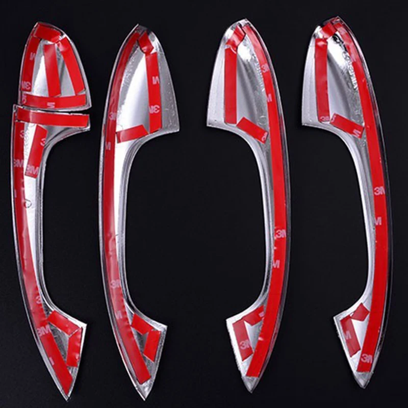 For Mercedes Benz W205 CClass C200 C180 GLC260 2015 2016 Car Accessories Door Handle Trim ABS Sticker 5pcs/set For LHD