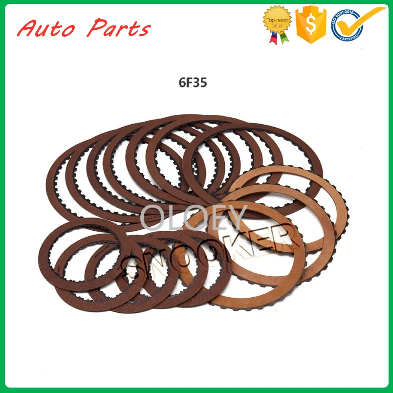 

15PCS/set 6-speed gearbox 6F35 gearbox clutch friction plate package for Ford Mondeo Maverick Forex