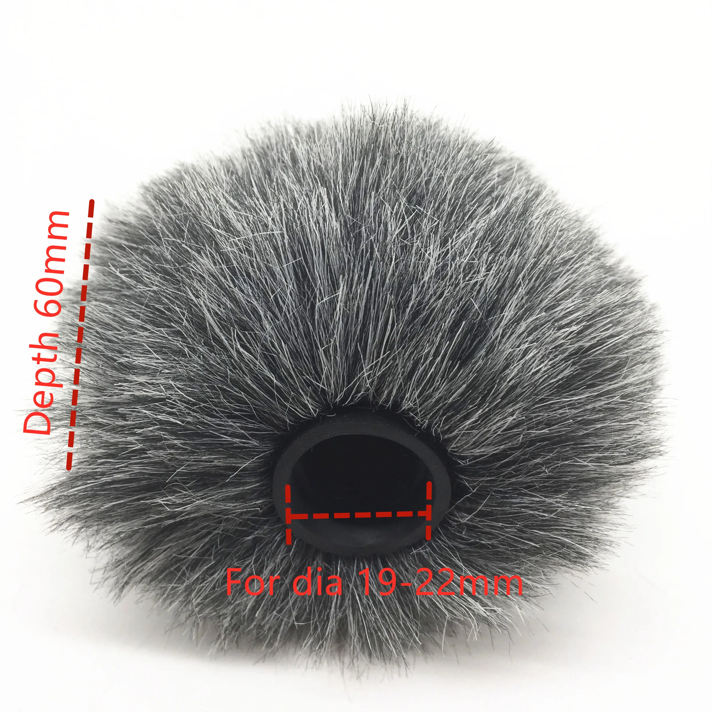 Kaca Depan Kebisingan Berbulu Luar Ruangan Angin Pop Filter Cover untuk BOYA BY-MM1 D1 Naik NT5 NT55 NT6 Videomicro Rekaman Mic Kaca Depan