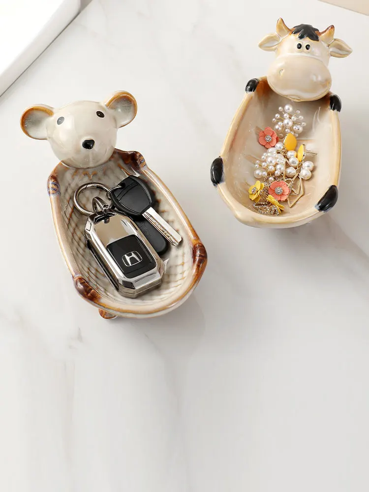 Cute Cartoom Animal Soap Dish Ceramic Soap Holder Bathroom Accessories Storage Tray Soap Container мыльница