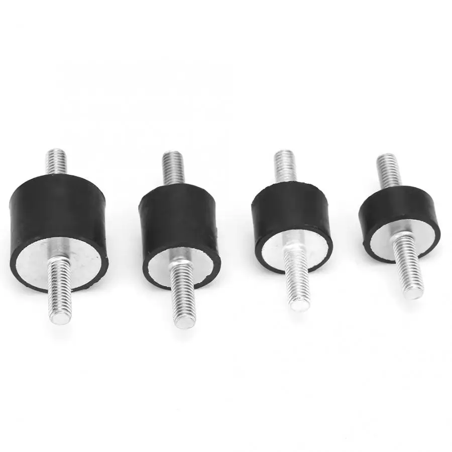 M6 Rubber Mounts Male Anti Vibration Silentblock Car Boat Bobbins Damping Elements for Vibration and Noise Control