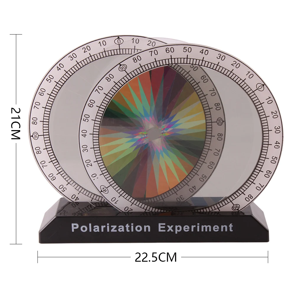 Polarizer Light Polarization Demonstrator Student Experimental Teaching Aids Physics Optical Test Instrument Color Polarizer