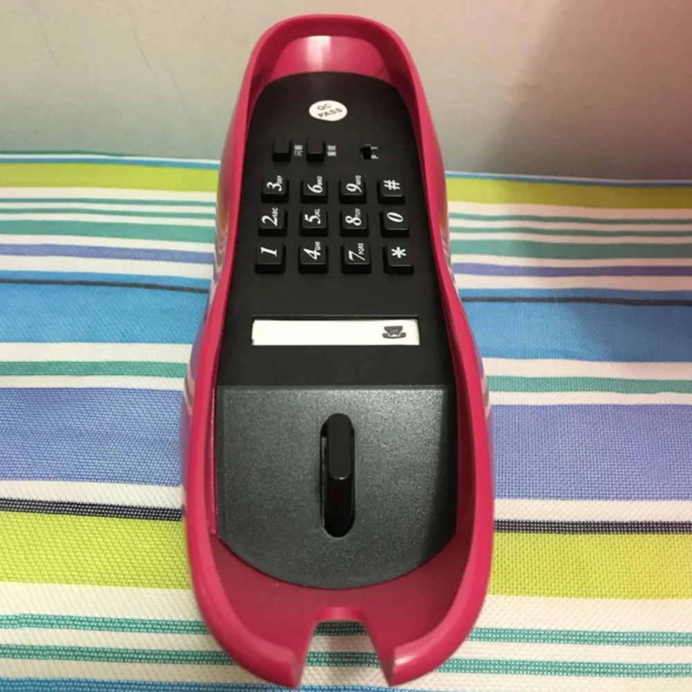 Imagem -06 - Lábios Telefone para Escritório de Hotel Decoração Vermelho Rosa Vermelho Boca em Forma de Lábio Mesa Telefone com Fio para Casa Novidades