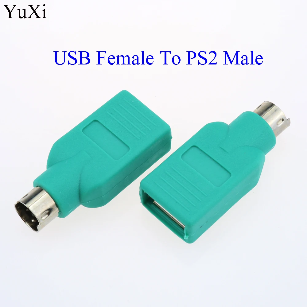 

1PC USB Female To PS2 PS/2 Male Adapter High Quality Converter Universal Keyboard Mouse Mice Accessoriy Female To PS2 PS/2 Male