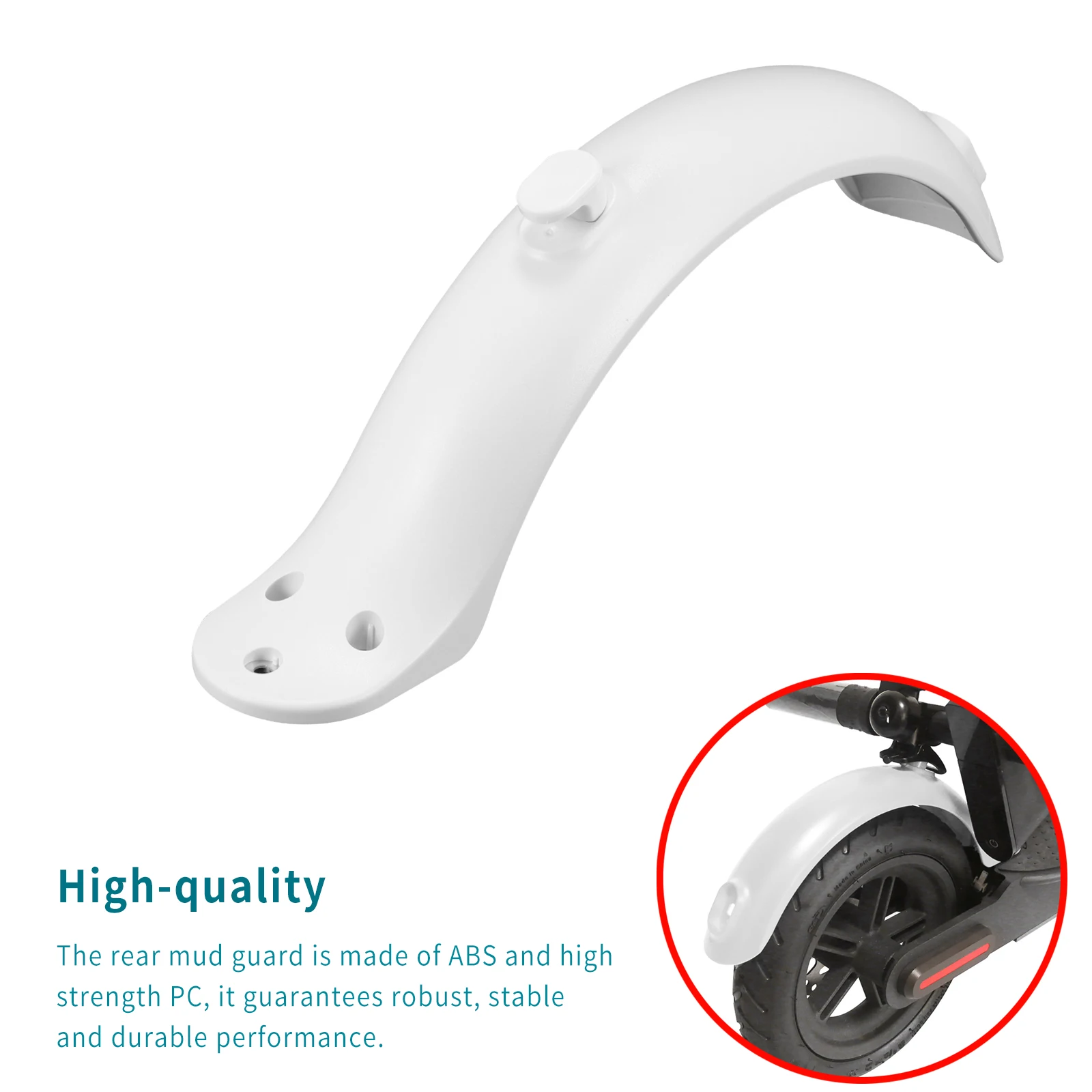 Electric Scooter Rear Mudguard Rear Fenders Compatible With For Xiaomi M365 Water Baffle Rear Water Shield Tyre Splash Guard