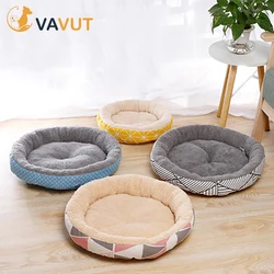 Sherpa Winter Dog Beds for Small Large Dog Luxury Warm Sleeping Mats House French Bulldog Chihuahua Soft Beds Cat Pet Supplies