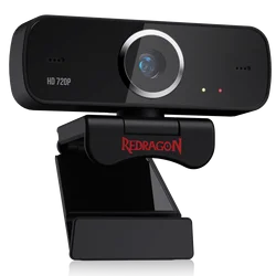 Redragon GW600 720P Webcam Built-in Dual Microphone Computer Web Camera For Online Courses Video Conferencing Streaming