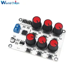 6 Channel Rotary Knob Servo Driver Controller Board DC 5-8.4V Servo Tester Overcurrent Protection for Arduino DIY Robot Arm Part